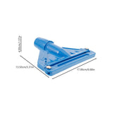 Plastic Mop Head Clamp Blue Detachable for Effective Cleaning School Use
