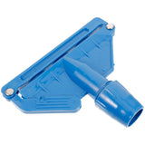 Plastic Mop Head Clamp Blue Detachable for Effective Cleaning School Use