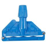 Plastic Mop Head Clamp Blue Detachable for Effective Cleaning School Use