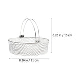Stainless Steel Mesh Drying Tray for Fruits, Nuts, Herbs - 1-Piece Kitchen Accessory for Food Dehydration