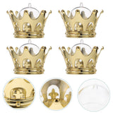 1Set Crown Shaped Golden Candy Box, Strong and Beautiful for Special Occasions