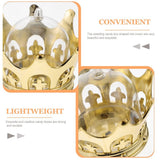 1Set Crown Shaped Golden Candy Box, Strong and Beautiful for Special Occasions