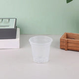 40pcs Clear Plastic Nursery Pots with Drainage Holes Transparent Orchid Pots for Home Gardening for Orchids Herbs Indoor Plants 3 Inch