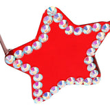 Frameless Star Shaped Sunglasses in Red for Adults, Stylish Festival & Party Eyewear Accessories