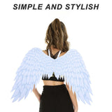 Angel Floating Wings Costume With Elastic Straps Party For Women Adults Cosplay Performance White