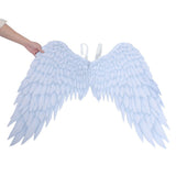 Angel Floating Wings Costume With Elastic Straps Party For Women Adults Cosplay Performance White