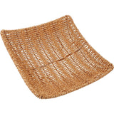 Woven Snacks Basket Light Brown Plastic Rattan Iron Home Storage