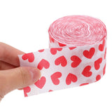 8 pcs Heart-Shaped Crepe Paper Streamers Garland for Wedding, Valentine’s Day, Party & Romantic Home Decoration