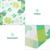 Durable Shamrock Napkins Multi Color St Patricks Day Party Supplies for Holiday Use