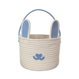 Easter Basket, Easter Baskets for Kids, Small Easter Gift Basket Empty for Boys Girls Toddler, Easter Egg Hunt Bunny Basket