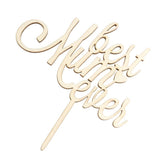 Wooden Mother's Day Cake Toppers Set for Emotional and Festive Decorations