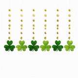 St Patrick's Day Clover Themed Pendant Decor for Home and Party Use