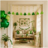St Patrick's Day Clover Themed Pendant Decor for Home and Party Use