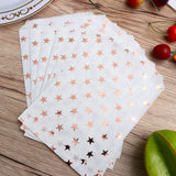 24pcs Golden Star Paper Bags for Party Candy and Biscuit Holding
