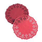 100 Pcs Round Lace Paper Table Linens Napkins for Decoupage, Party, Wedding, and Home Decor