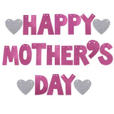 Mother's Day Banners Paper 1Pack Rose Red Photo Prop