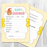 20 Pcs Game Card Baby Shower Advice Cards New Parent Mother