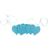 Felt Heart Banner Blue Ideal for Christmas Party Decor 1Set