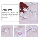cake topper decoration Cake Toppers Bamboo Stick 48 Pcs