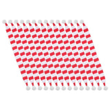 20 Pcs Christmas Knitted Scarf Crafts Household Snowman Cloth