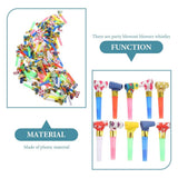 100 Pcs Dragon Whistle 100pcs Gifts Party Blowers Party Stuff Party up Noise Makers Party Favors Party Noisemakers Child
