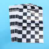 Checkered Bags 50pcs Race Car Themed Candy Bags