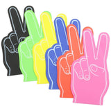 6 Pcs Foam Fingers Creatibe Football Game Noise Makers Gloves The Gift Halloween Eva