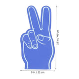 6 Pcs Foam Fingers Creatibe Football Game Noise Makers Gloves The Gift Halloween Eva
