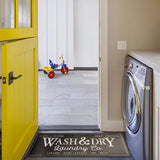 Laundry Area Rug Laundry Room Non-Slip Area Rug, Crystal Velvet Mat for Kitchen & Bathroom - Stylish Decorative Carpet with PVC Backing for Safety and Comfort