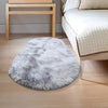 Fluffy Oval Rug for Bedroom Soft Tie Dye Area Rugs, Shaggy Colorful Rug for Kids Room,  5.2 x 1.9ft Tie-Dye