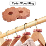 Natural Cedar Wood Balls & Moth Repellent Rings Hanger Wardrobe Drawer M