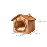 Dog House Indoor Foldable Soft Kennel Bed Warm Cats House Puppy Cave With Cushion For Small Medium Large Dogs Cats
