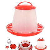 Chicken Automatic Feeder Fowl Poultry Farming Breeding Water Food Feed Dispenser Poultry Feeder Waste Chicken Feeder Jar Baby Chick Feeder For Birds Quail