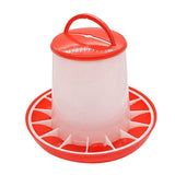 Chicken Automatic Feeder Fowl Poultry Farming Breeding Water Food Feed Dispenser Poultry Feeder Waste Chicken Feeder Jar Baby Chick Feeder For Birds Quail