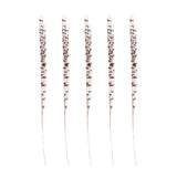 5Pcs Artificial Glitter Berry Stems 39.4 in Fake Christmas Picks Decorative Glitter Sticks for Vase Christmas Tree DIY Wreath Crafts Fireplace Decor