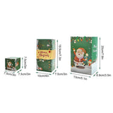 Surprise Gift Explosion Box for Money, Folding Bouncing DIY Photo Red Envelope Greeting Card for Holiday Christmas New Year (Green/10 Box)