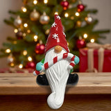 Christmas Stocking Holders for Fireplace Mantle, 3D Stocking Holders, Christmas Stockings Holder, Fireplace Stocking Hanger Hooks for Christmas Mantel Decoration