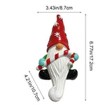 Christmas Stocking Holders for Fireplace Mantle, 3D Stocking Holders, Christmas Stockings Holder, Fireplace Stocking Hanger Hooks for Christmas Mantel Decoration