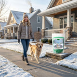 Pet Safe Ice Melt – Pet Friendly Ice Melt, Snow Melt – Green Granules with CMA, Driveway Salt & Sidewalk Salt for Ice (100g/3.35 oz)