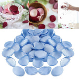 200pcs Rose Petals Dusty Blue Faux Silk Flower Petals for Wedding Flower Girl Basket Aisle Scatter Dinner Table Centerpieces Party Confetti Bridal Shower Romantic Night Decoration