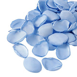 200pcs Rose Petals Dusty Blue Faux Silk Flower Petals for Wedding Flower Girl Basket Aisle Scatter Dinner Table Centerpieces Party Confetti Bridal Shower Romantic Night Decoration