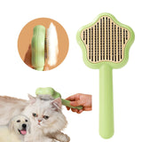 Cat Brush Dog Brush Cat Hair Brush with Release Button Cat Brush for Shedding Pets Brushs Pet Hair Cleaner Brush Self-cleaning