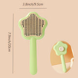 Cat Brush Dog Brush Cat Hair Brush with Release Button Cat Brush for Shedding Pets Brushs Pet Hair Cleaner Brush Self-cleaning