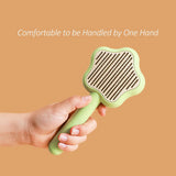 Cat Brush Dog Brush Cat Hair Brush with Release Button Cat Brush for Shedding Pets Brushs Pet Hair Cleaner Brush Self-cleaning