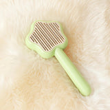 Cat Brush Dog Brush Cat Hair Brush with Release Button Cat Brush for Shedding Pets Brushs Pet Hair Cleaner Brush Self-cleaning