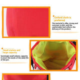 Red Treat Bag with Training for Dogs, Pet Treat Bag with Waist Belt Shoulder Strap Poop Bag Dispenser（14cm * 18cm * 6cm）