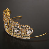 Gold Small Crown for Girls Cake Topper Mini Crown Girls Princess Birthday Crown Wedding Cake Decoration