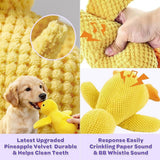Plush Dog Toys With Squeaker, Assorted Animal Pet Toys Suitable For Medium And Large Dogs, Stuffed Puppy Chew Toys,25*22cm