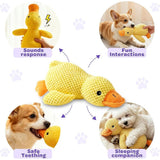 Plush Dog Toys With Squeaker, Assorted Animal Pet Toys Suitable For Medium And Large Dogs, Stuffed Puppy Chew Toys,25*22cm