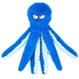 1 Pcs Durable Plush Dog Chew Toy, Squeaky Interactive Tug Of War Toy For Large Dogs, Crinkle Sound Pet Toy, Warm Puppy Toyt,32*9*9cm,Blue